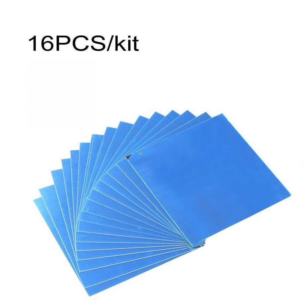 3D Square Mirror Wall Stickers 16Pcs Home sheswish