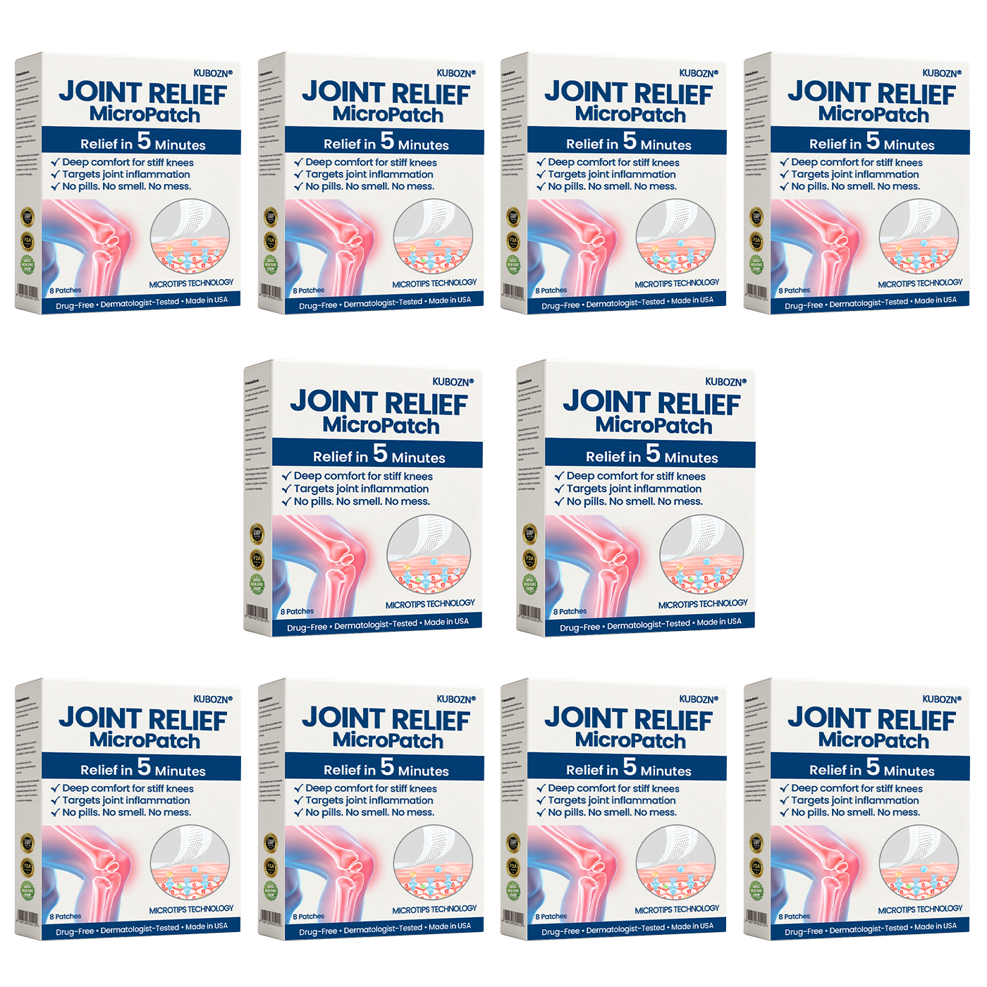 Ⓖ🌿KUBOZN® Joint Relief MicroPatch — Feel Better in Just 5 Minutes 🅱︎