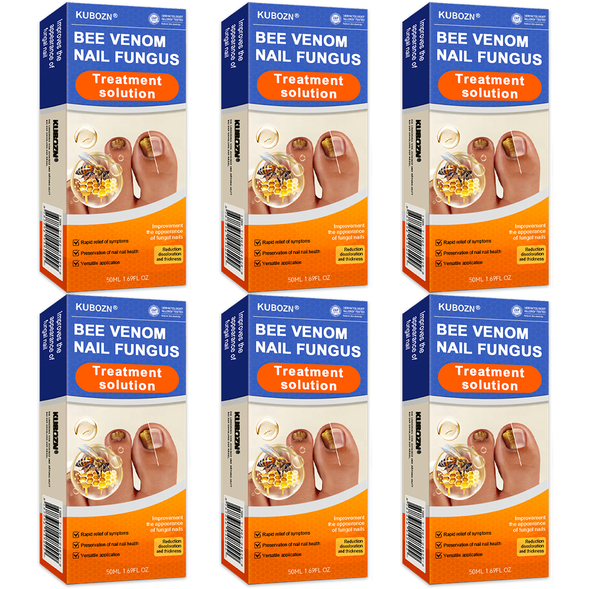 KUBOZN® 👣Bee Venom Nail Fungus Treatment Solution👣 (Offer)