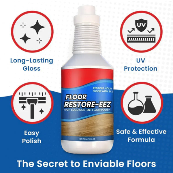 KUBOZN® Floor Restorer – Fast-drying, non-toxic shine. ✨🇫