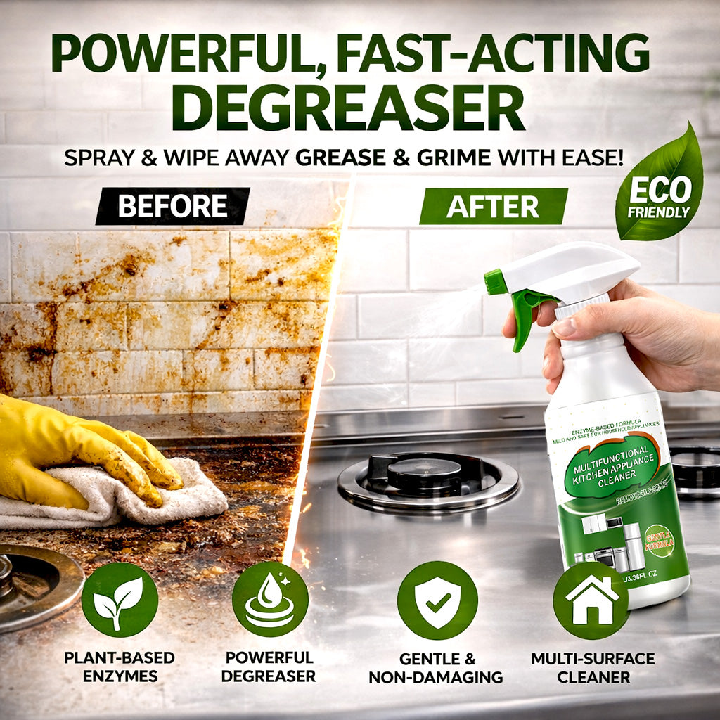 KUBOZN® Multi-purpose enzyme foam cleaner, versatile – Kitchen & Home