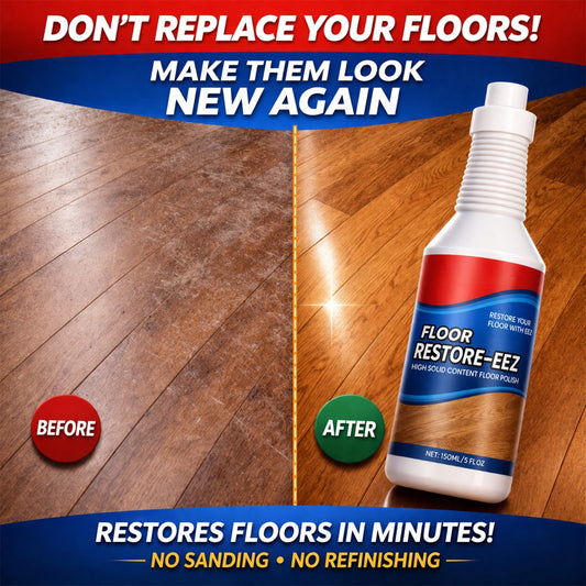 KUBOZN® Floor Restorer – Fast-drying, non-toxic shine. ✨🇫