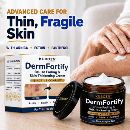 KUBOZN® DermFortify - Advanced Bruise Fading & Skin Thickening Cream for Thin, Fragile Skin