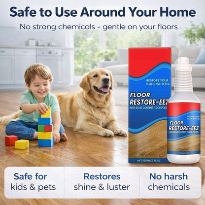 KUBOZN® Floor Restorer – Fast-drying, non-toxic shine. ✨🇫