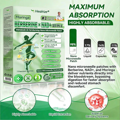 Healrize® 𝙈𝒐𝒓𝒊𝒏𝒈𝗮 · 𝗕𝗲𝗿𝗯𝐞𝐫𝐢𝐧𝙚 × 𝙉𝑨𝑫+ 𝟏𝟎-𝙞𝙣-1 𝘼𝒅𝒗𝒂𝒏𝒄𝒆𝐝 𝐍𝐚𝐧𝙤 𝙈𝙞𝙘𝙧𝙤𝙣𝒆𝒆𝒅𝒍𝐞 𝐏𝐚𝐭𝙘𝙝 🅱︎