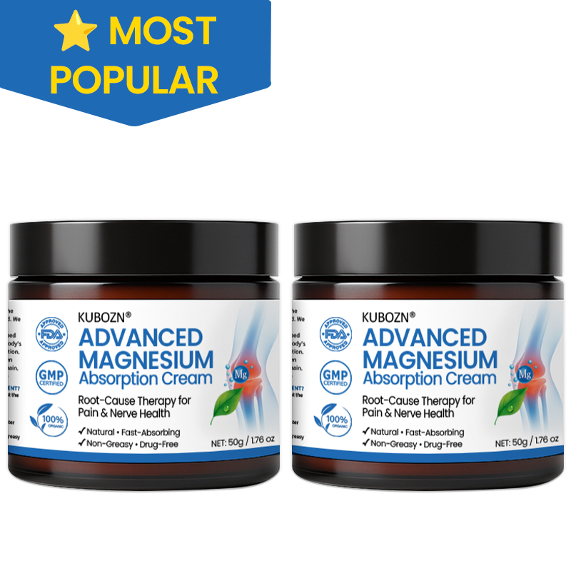 ✅KUBOZN® Advanced Magnesium Absorption Cream for Arthritis, Neuropathy & Joint Pain