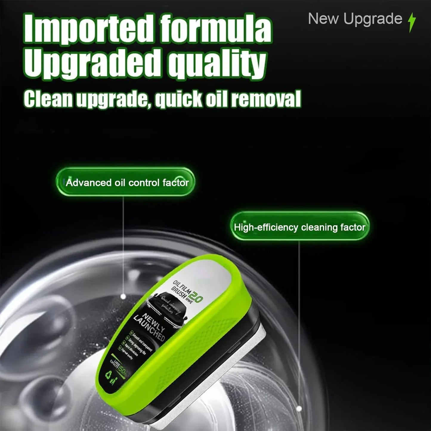 KUBOZN® Multi-Surface Glass Cleaner — Remove Oil Film & Restore Clarity Instantly