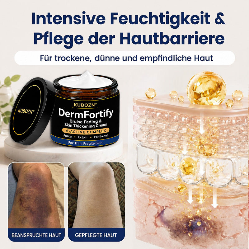 KUBOZN® DermFortify - Advanced Bruise Fading & Skin Thickening Cream for Thin, Fragile Skin