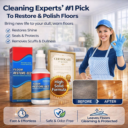 KUBOZN® Floor Restorer – Fast-drying, non-toxic shine. ✨🇫