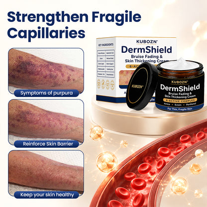 KUBOZN® DermShield - Advanced Bruise Fading & Skin Thickening Cream for Thin, Fragile Skin
