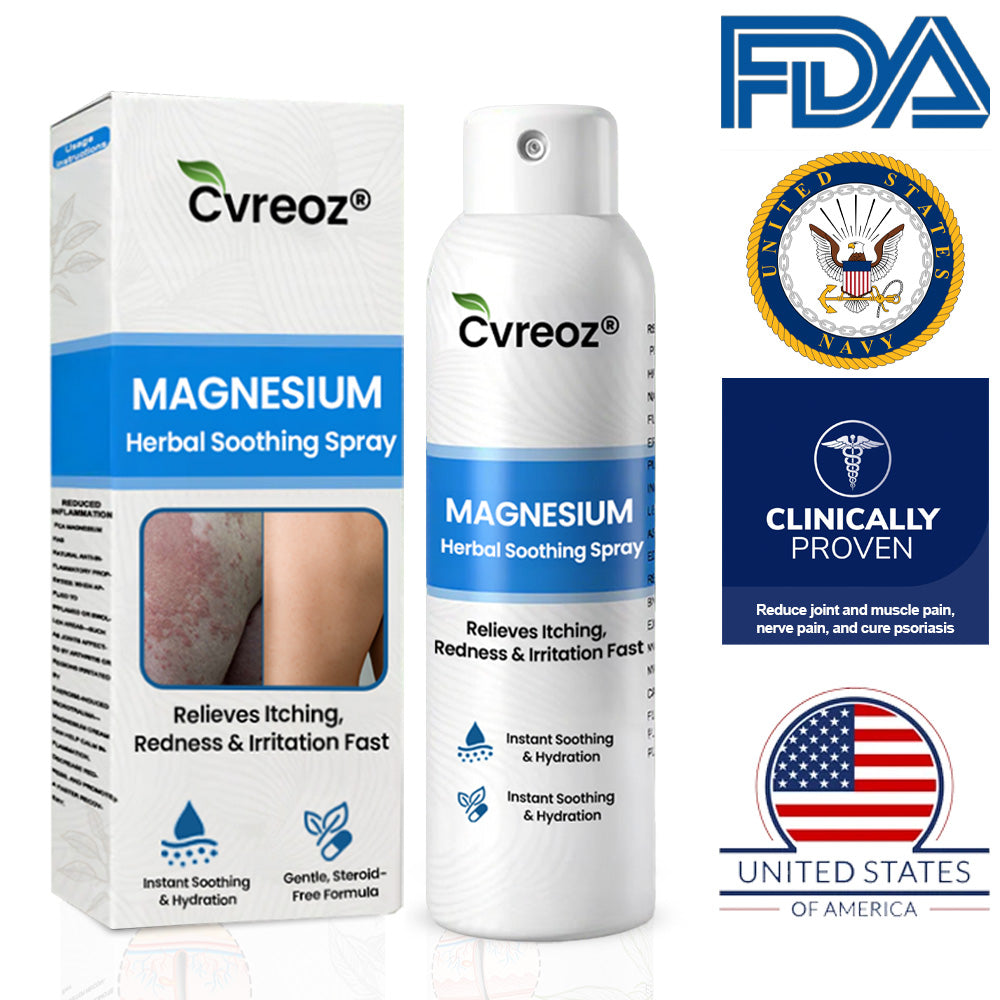 ✅  Official Store:KUBOZN® Magnesium Herbal Spray – Fast Relief for Psoriasis & Eczema | No-Rub, Steroid-Free (OFFER)