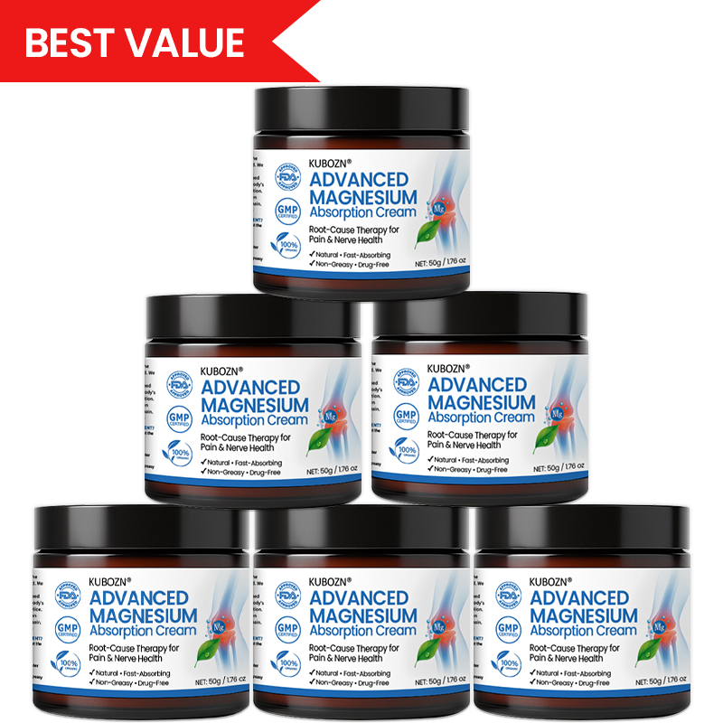 ✅KUBOZN® Advanced Magnesium Absorption Cream for Arthritis, Neuropathy & Joint Pain (offer)