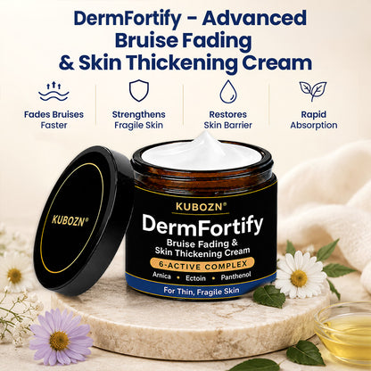 KUBOZN® DermFortify - Advanced Bruise Fading & Skin Thickening Cream for Thin, Fragile Skin