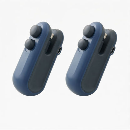 KUBOZN®  2-in-1 Mini Bag Sealer & Cutter | USB Rechargeable Heat Sealer (offer)