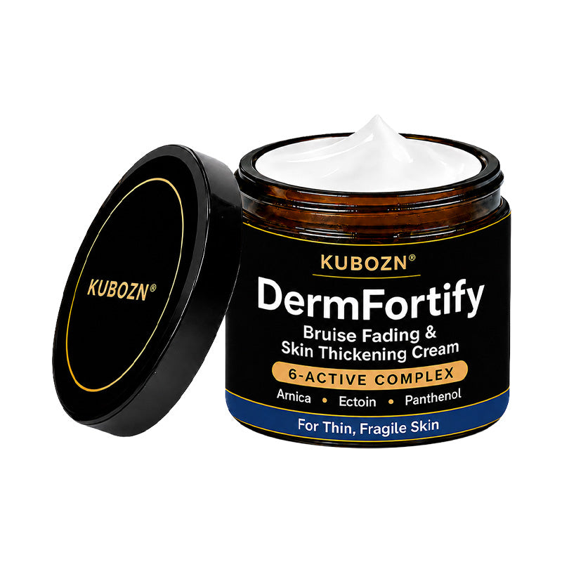 KUBOZN® DermFortify - Advanced Bruise Fading & Skin Thickening Cream for Thin, Fragile Skin