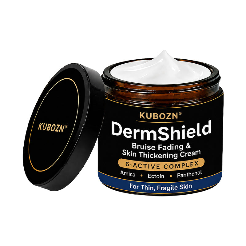 KUBOZN® DermShield - Advanced Bruise Fading & Skin Thickening Cream for Thin, Fragile Skin
