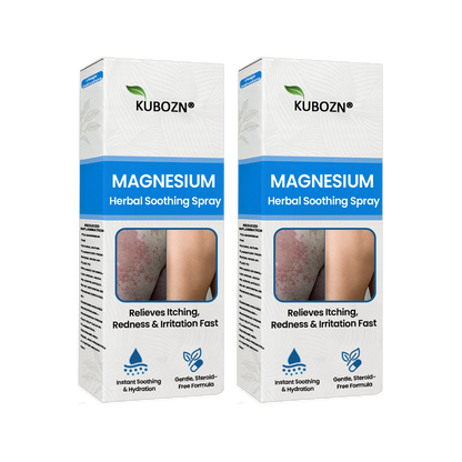 ✅  Official Store:KUBOZN® Magnesium Herbal Spray – Fast Relief for Psoriasis & Eczema | No-Rub, Steroid-Free (OFFER)
