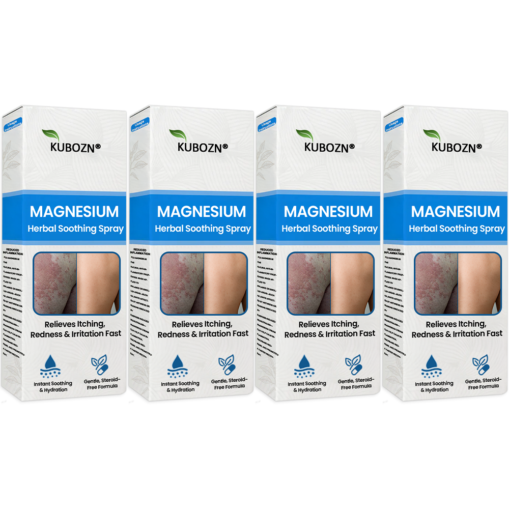 ✅  Official Store:KUBOZN® Magnesium Herbal Spray – Fast Relief for Psoriasis & Eczema | No-Rub, Steroid-Free (OFFER)