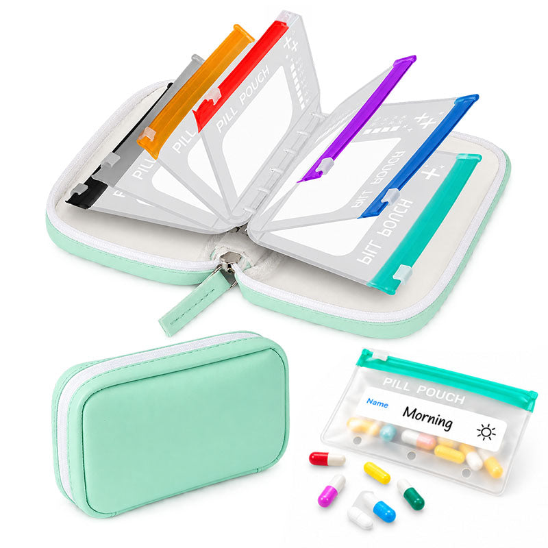 KBZHealth™ Modular Wellness Wallet – 7-Day Travel Pill & Vitamin Organizer Case (OFFER)