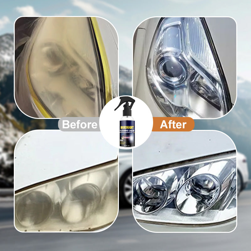 🚗 KUBOZN® Car Headlight Cleaning & Restoration Agent – Scratch Remover, UV Protection & Anti-Yellowing