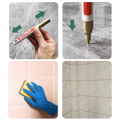 🔥Vodlan™ Anti-Mould & Waterproof Joint Pen for Ceramic Tiles! 🖌️