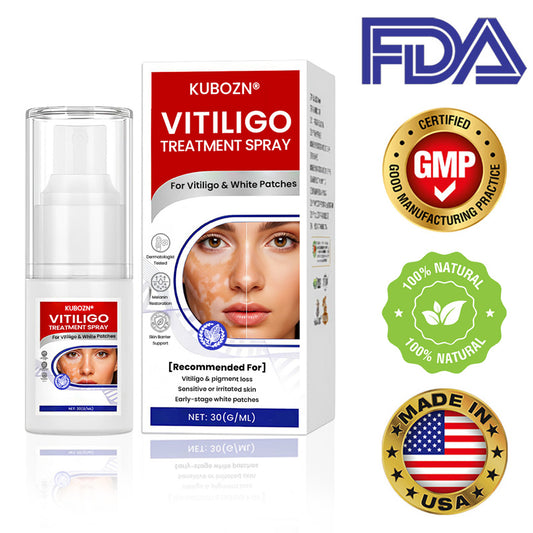 KUBOZN® Vitiligo Repigmentation Spray — Visible Results in 7 Days, Steroid-Free